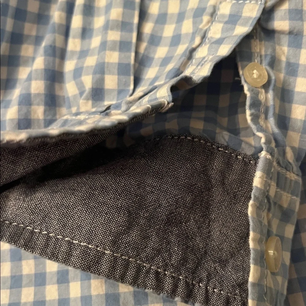 Oshkosh checkered long sleeved button down shirt